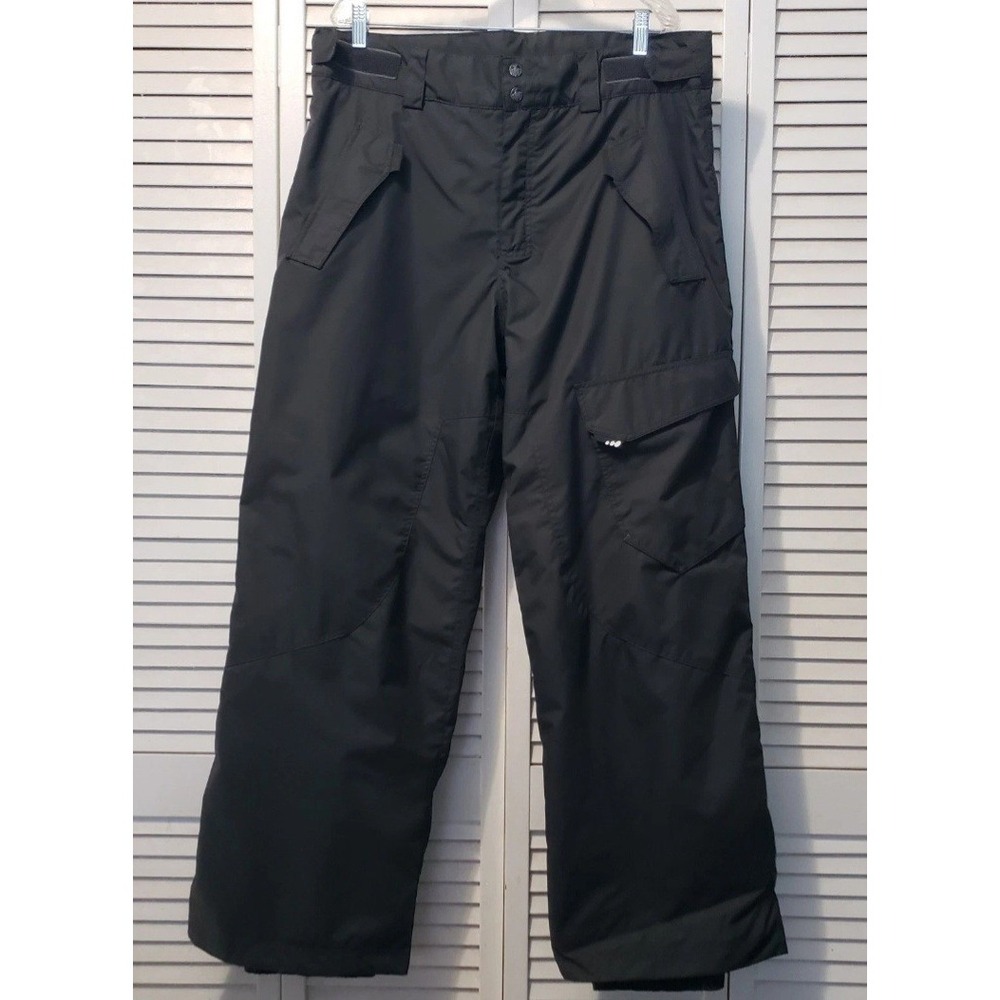Wedze Decathlon Insulated Cargo Ski Snowboard Pants Men's Size Large 36x32 Black